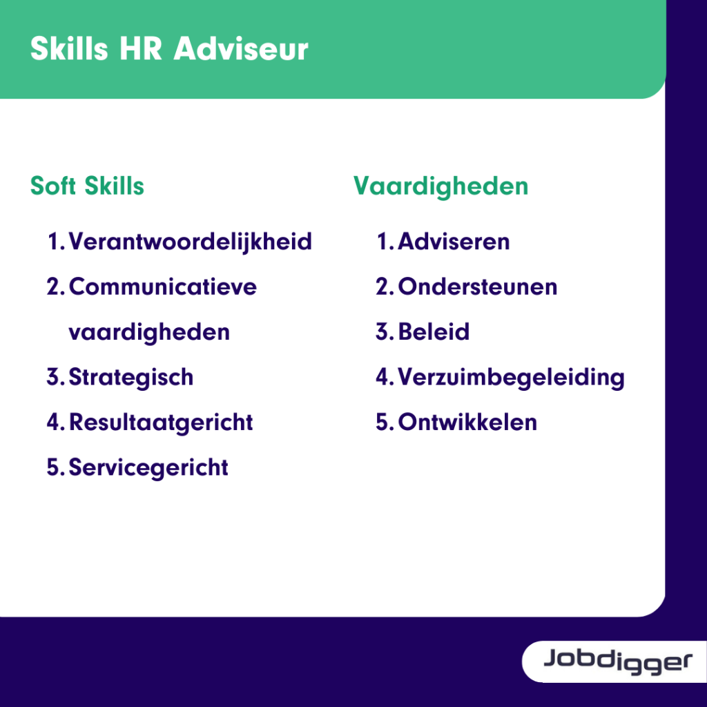 Skills HR adviseur recruitmentbranche